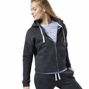 Bluza Damskie Reebok Training Essentials Czarne PL 40CBUPW